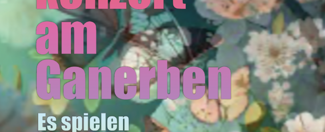 Plakat für das Frühlingskonzert