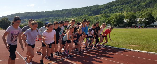 Schüler beim Start