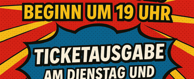 Poster Zirkusaufführung