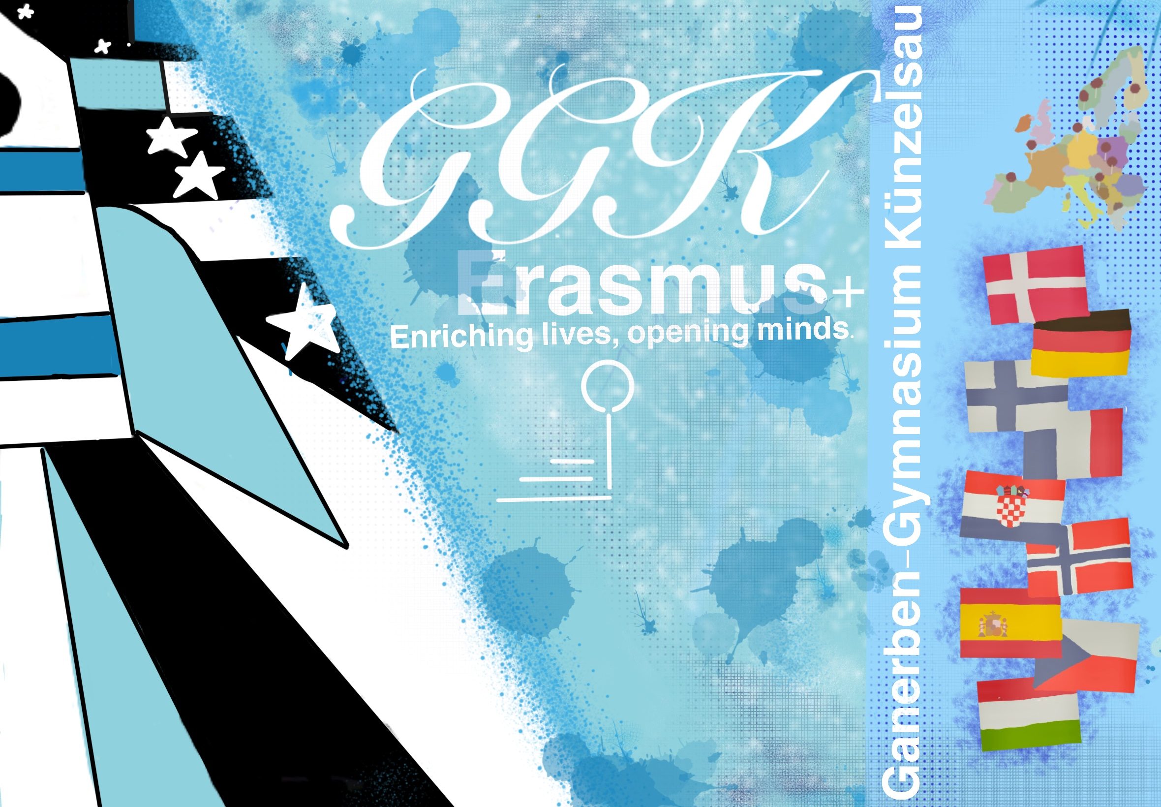 5 Postkarte Ganerben-Gymnasium